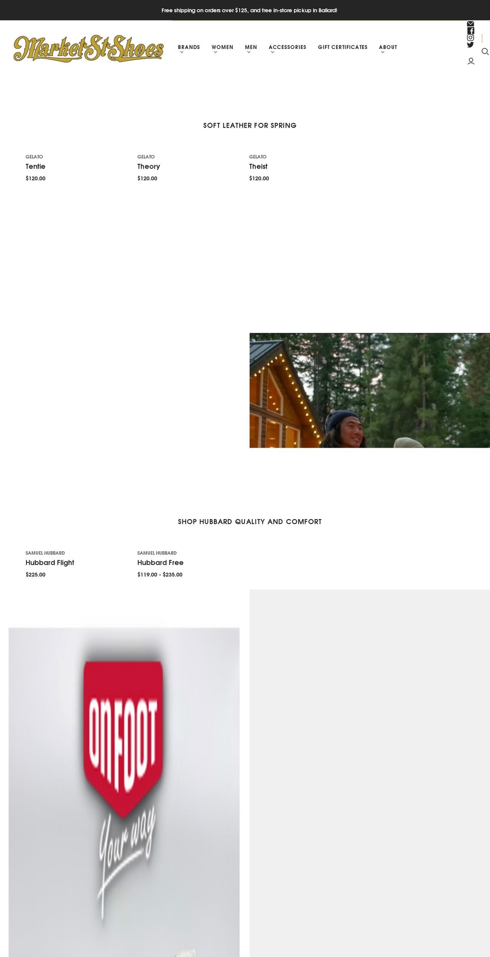 marketstreetshoes.com shopify website screenshot