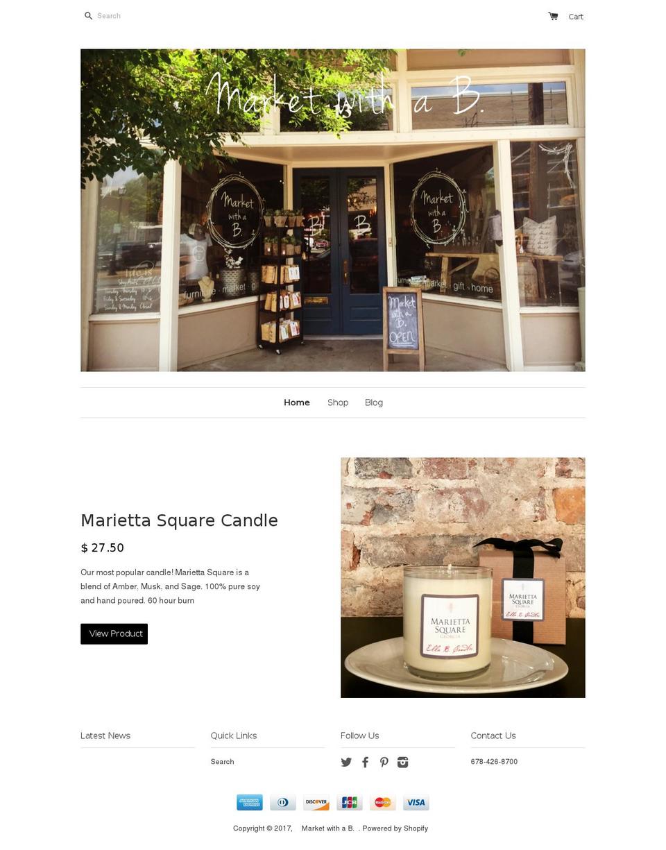 marketwithab.com shopify website screenshot