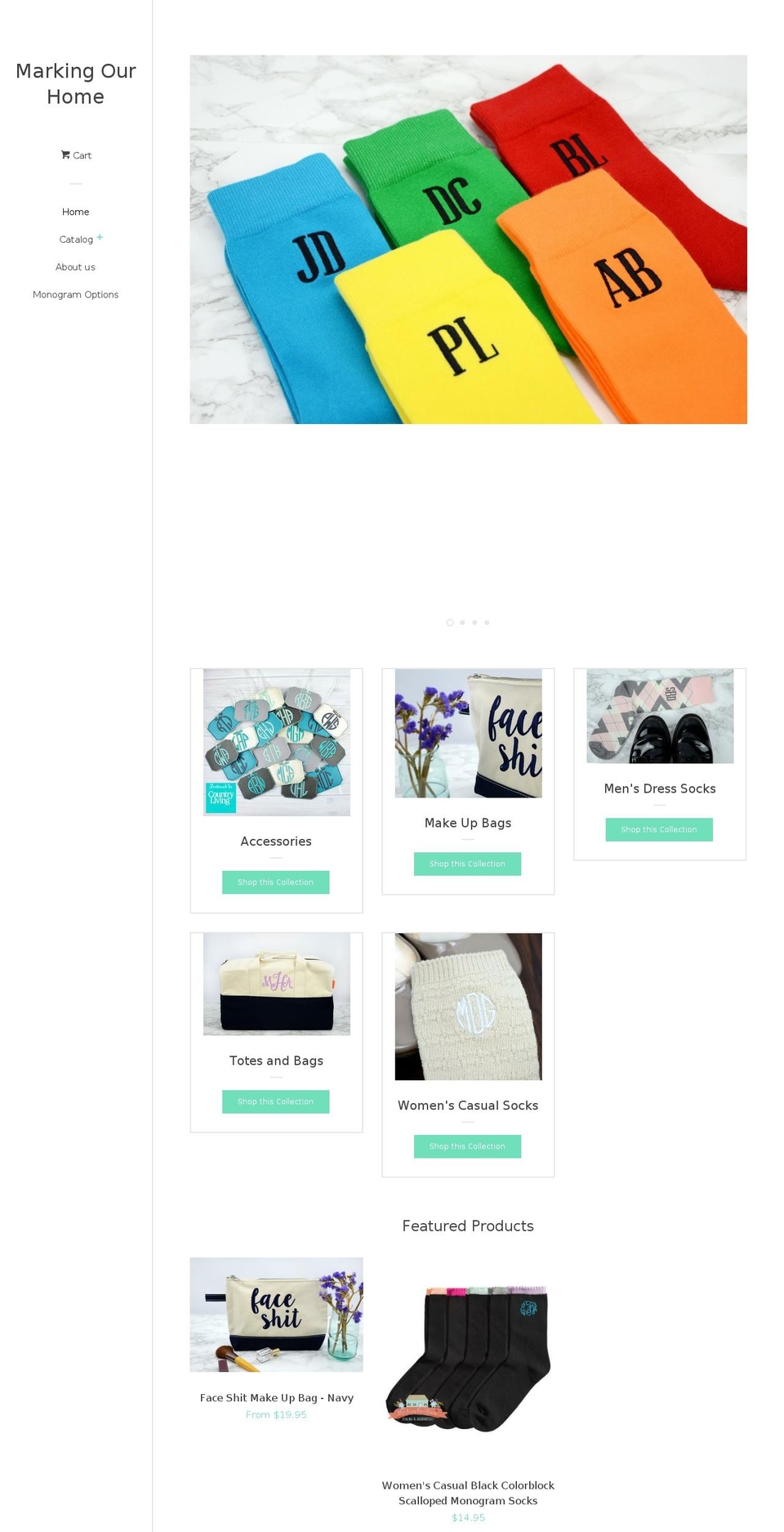 markingourhome.com shopify website screenshot