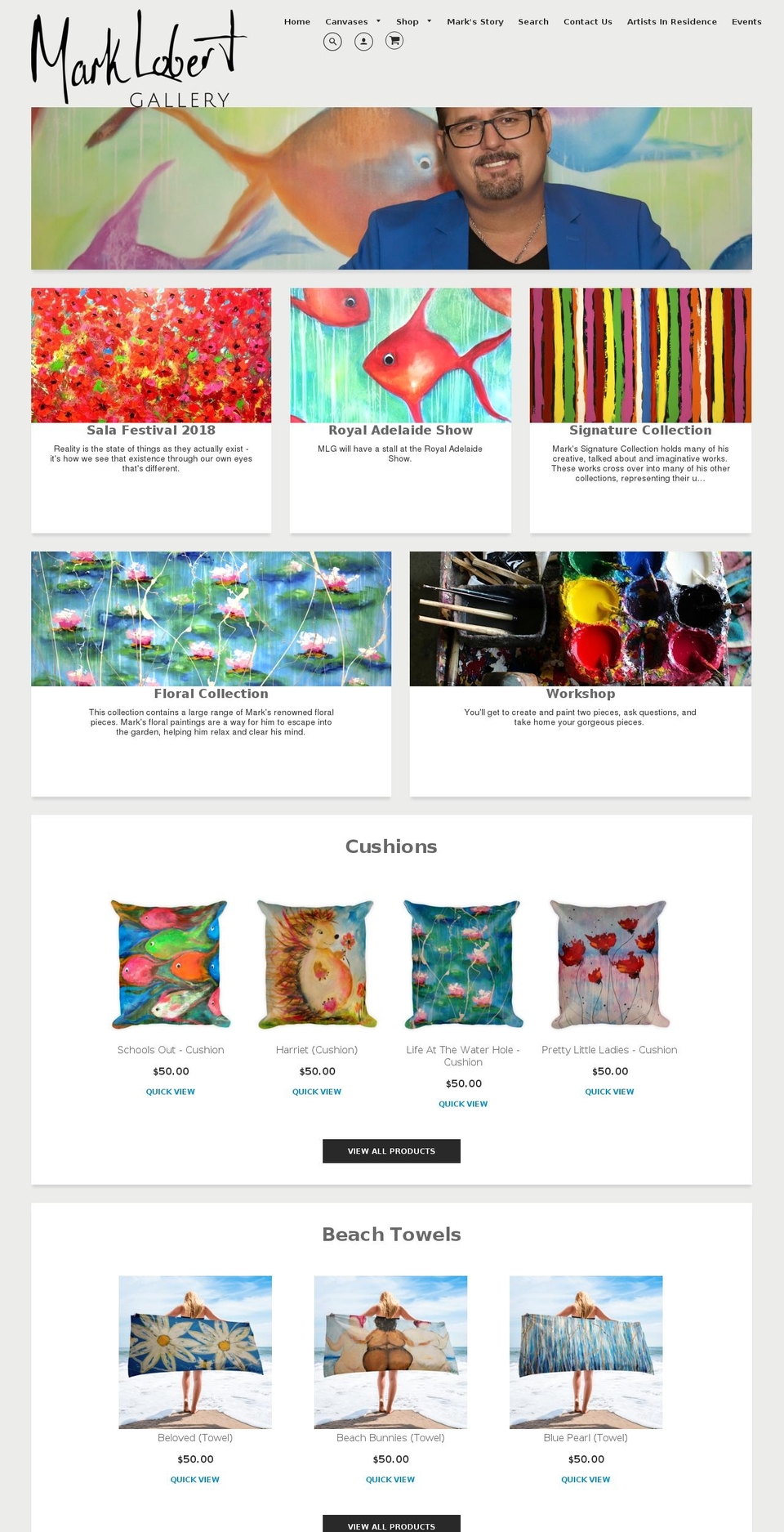 marklobert.com — Shopify storefront screenshot