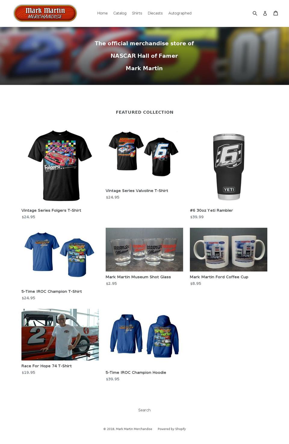 markmartin.com — Shopify storefront screenshot