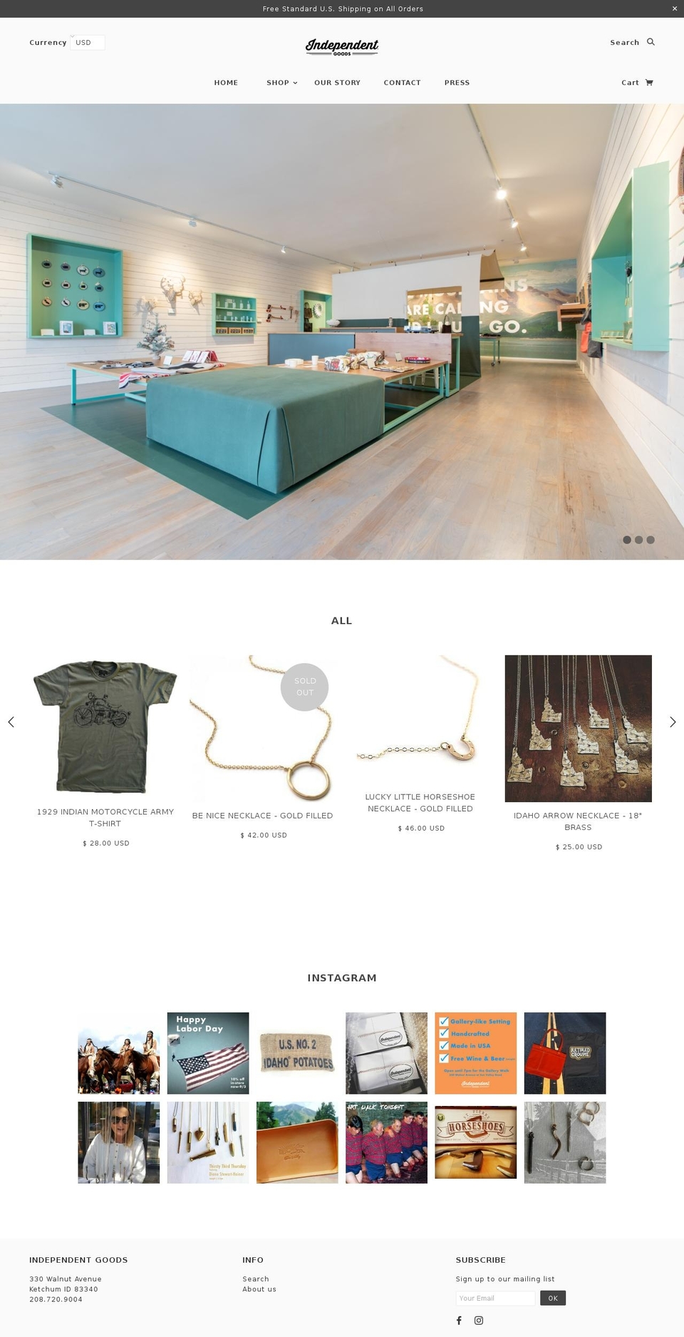 marknieves.com — Shopify storefront screenshot