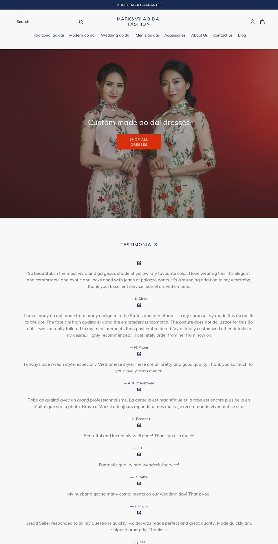 marknvy.com shopify website screenshot