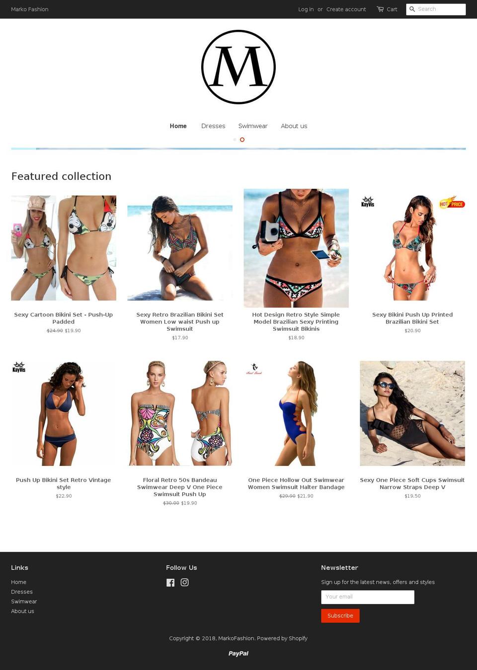 markofashion.com — Shopify storefront screenshot