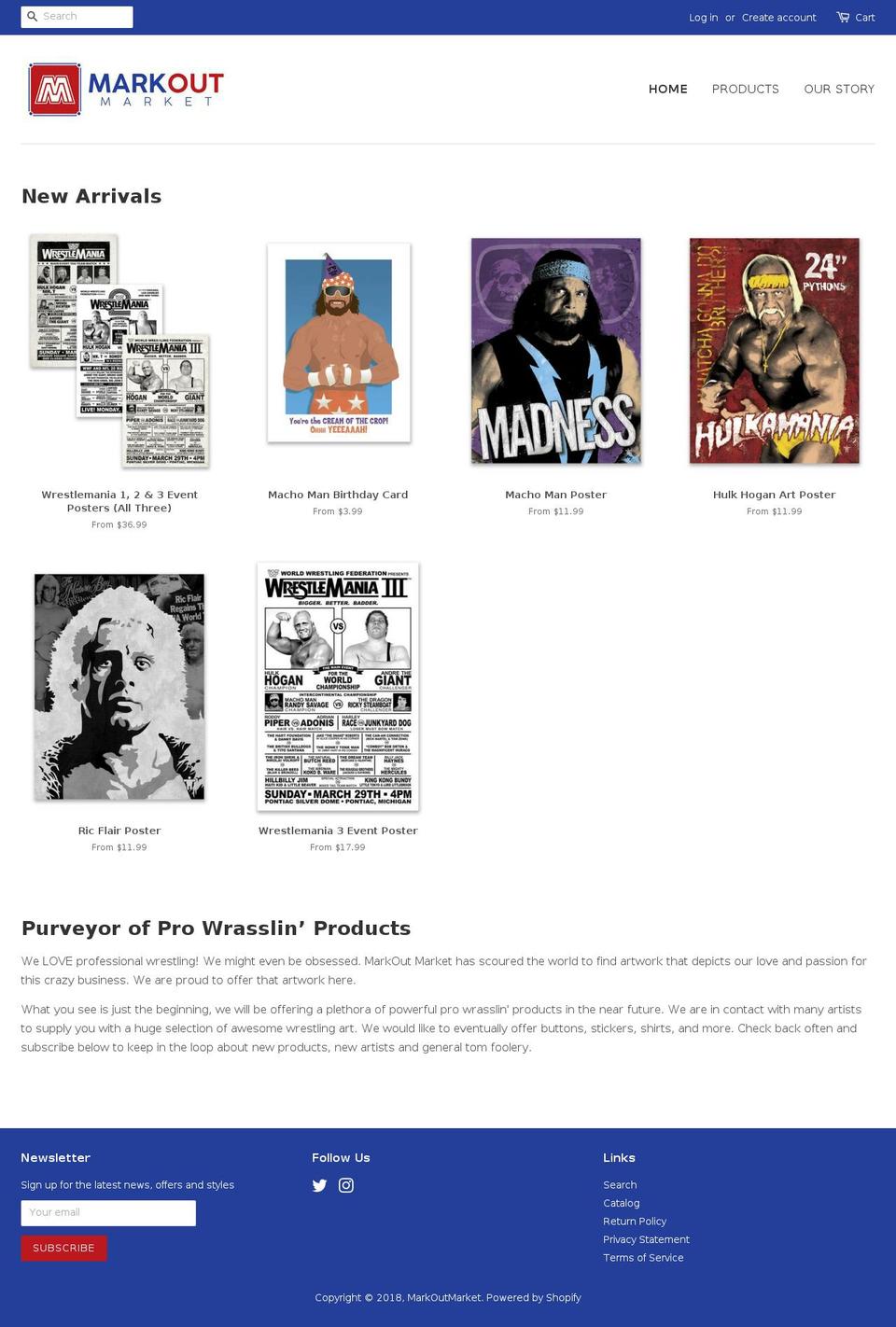 markoutmarket.com — Shopify storefront screenshot