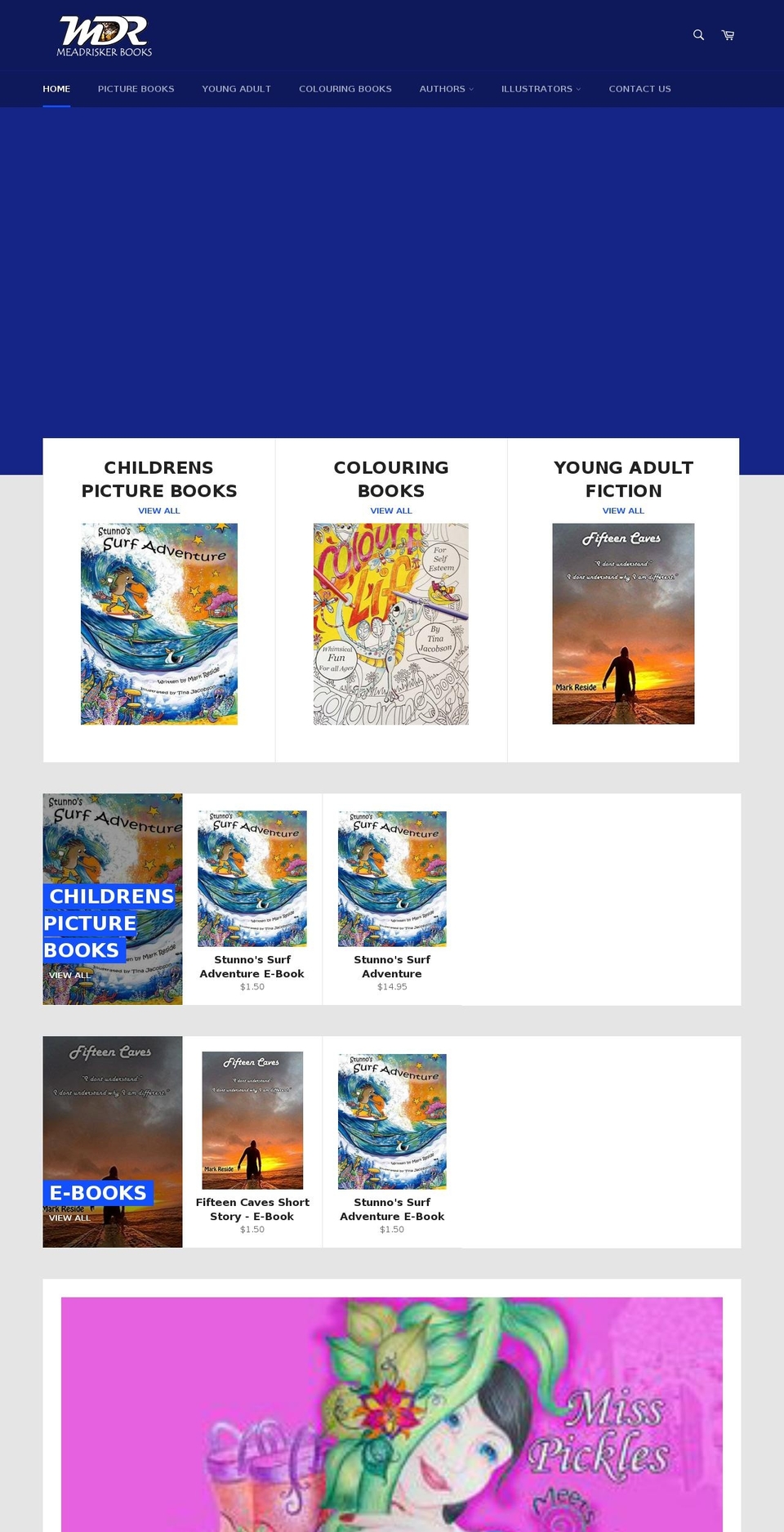 markreside.com — Shopify storefront screenshot