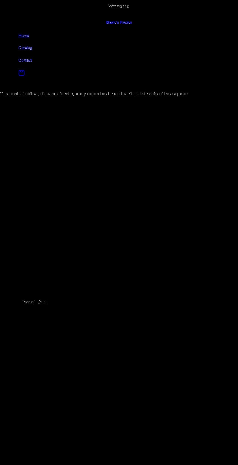 marksrocks.com shopify website screenshot