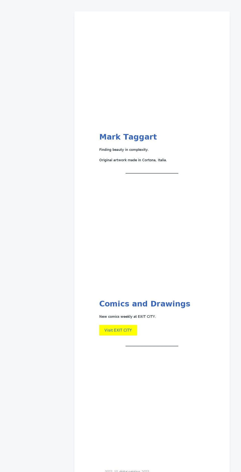 marktaggart.pictures shopify website screenshot