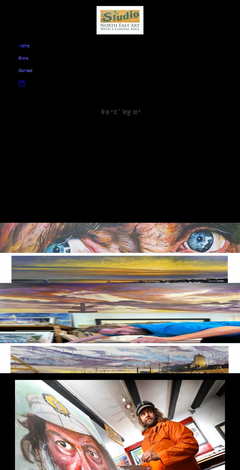 marktaylorgregg.com shopify website screenshot