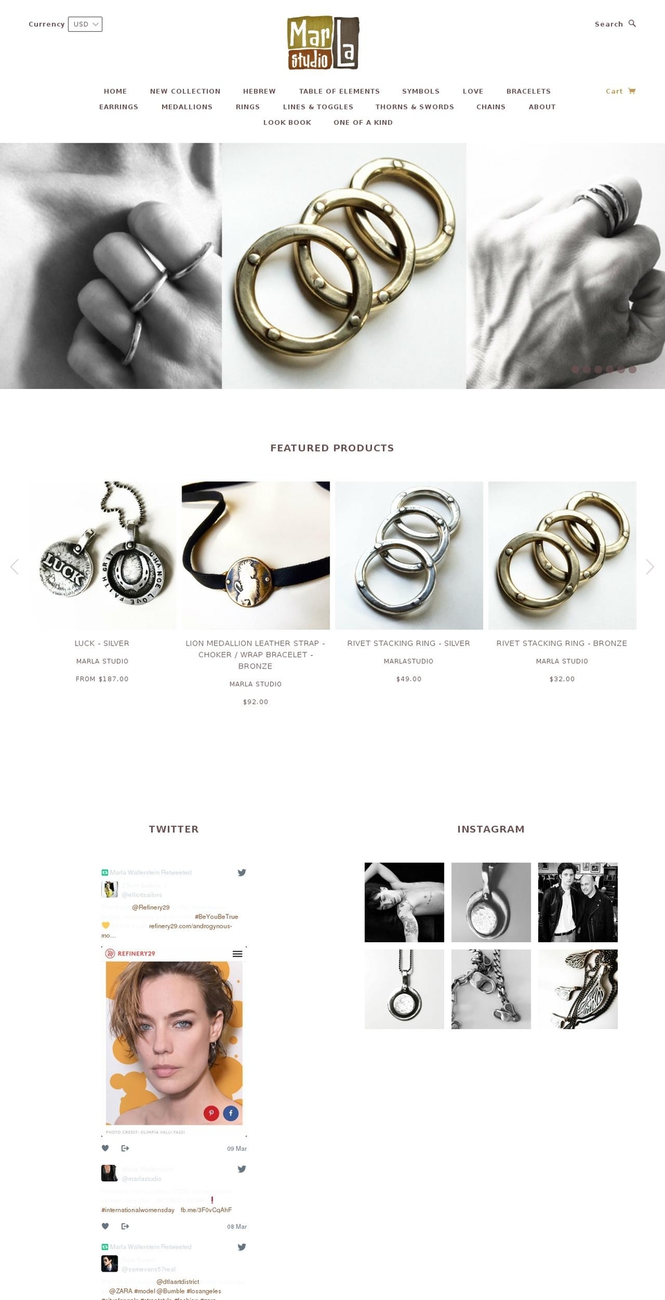 marlastudio.com shopify website screenshot
