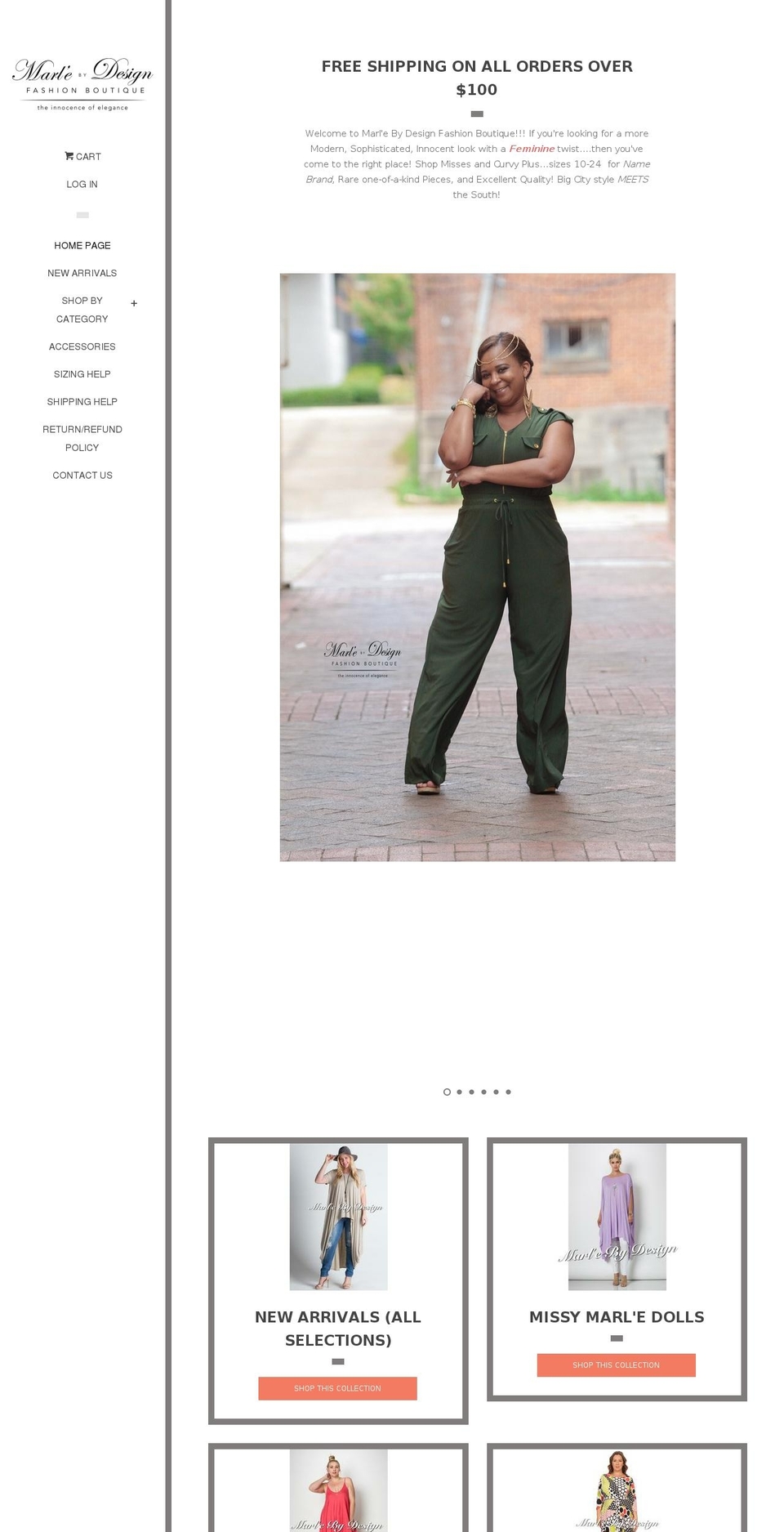 marlebydesign.com shopify website screenshot