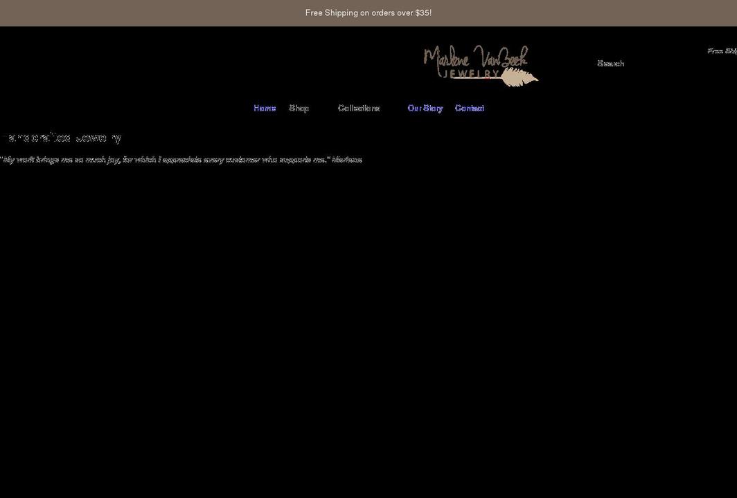 marlenevanbeek.com shopify website screenshot