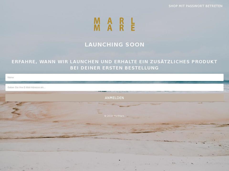 marlmare.com — Shopify storefront screenshot