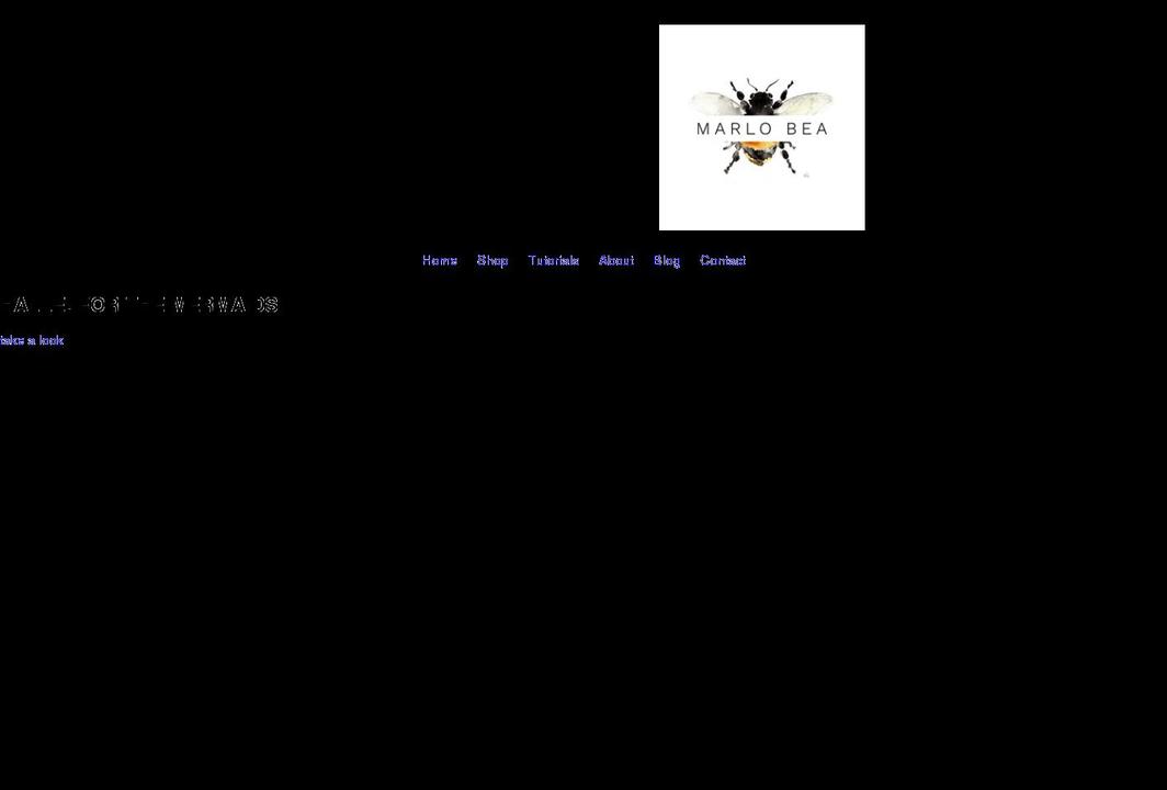 marlobea.com shopify website screenshot