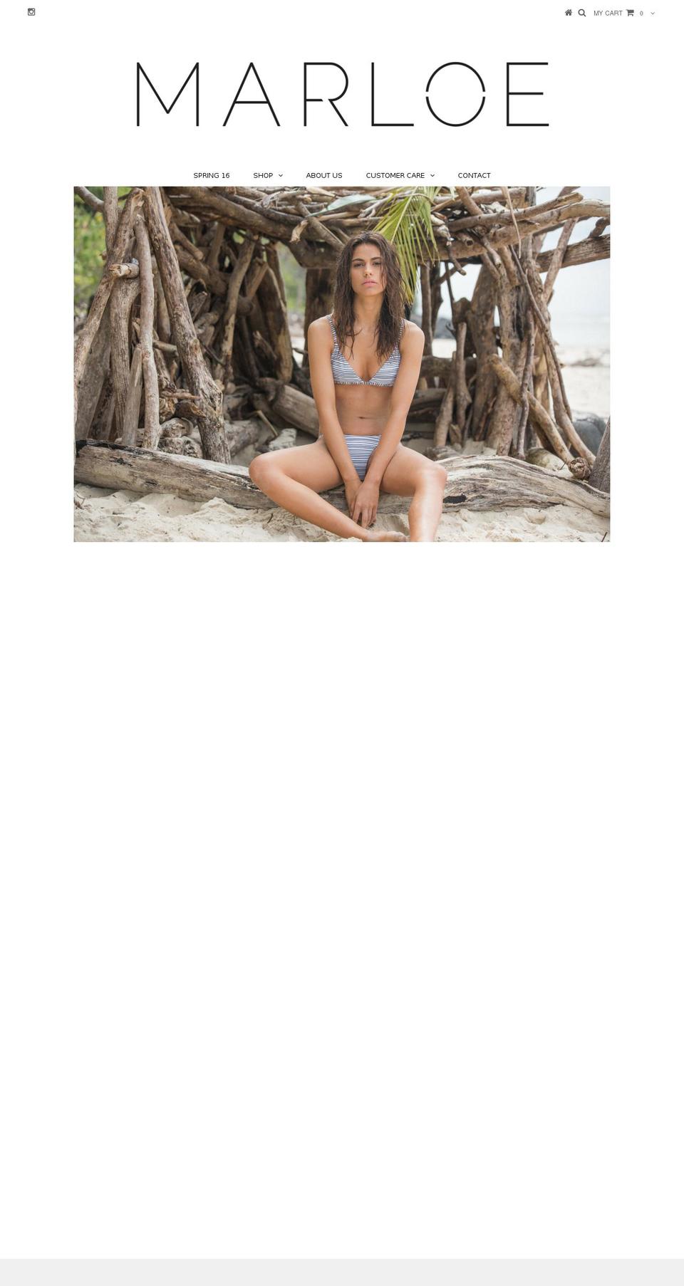 marloeswimwear.com shopify website screenshot