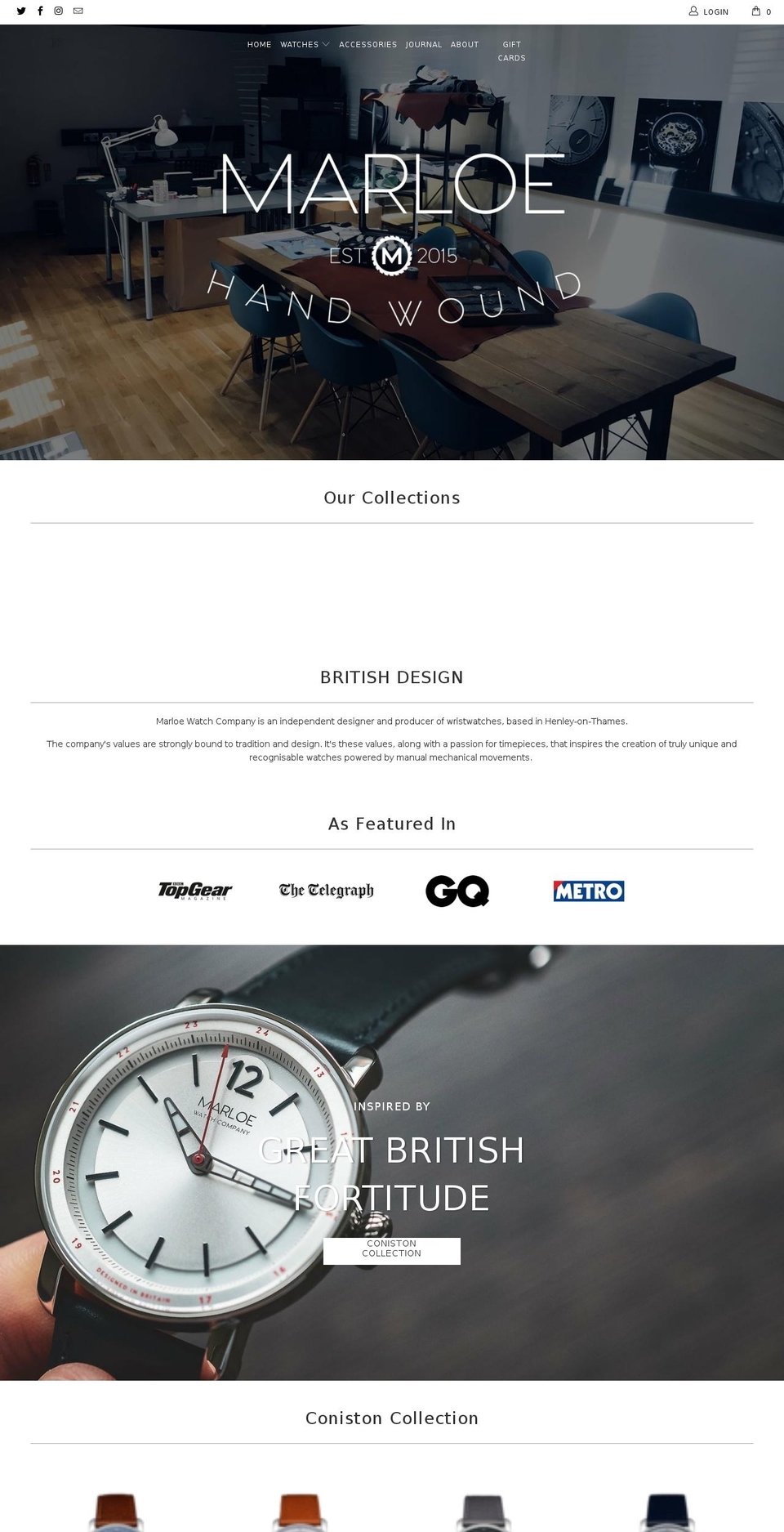 Turbo Theme - Update 3.03 April-17-2018 Shopify theme site example marloewatchco.com