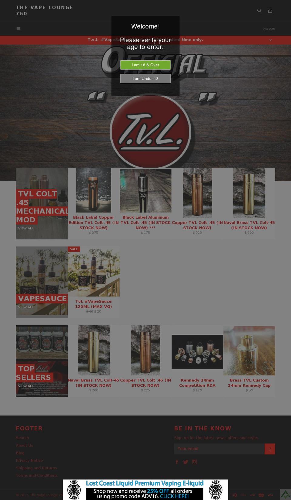 marlowsvaporium.com shopify website screenshot