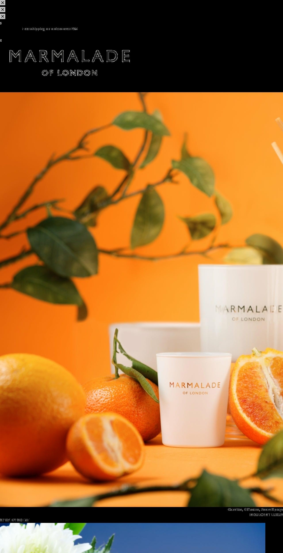 marmaladeoflondon.com shopify website screenshot