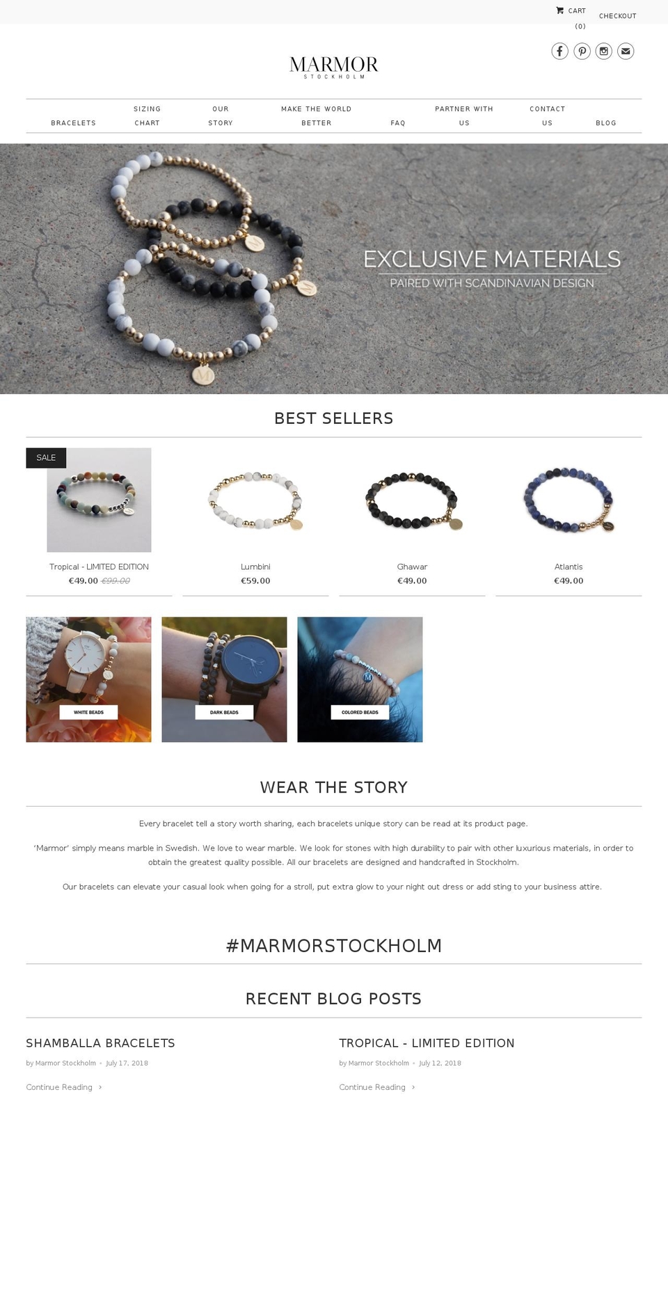 marmorstockholm.com — Shopify storefront screenshot