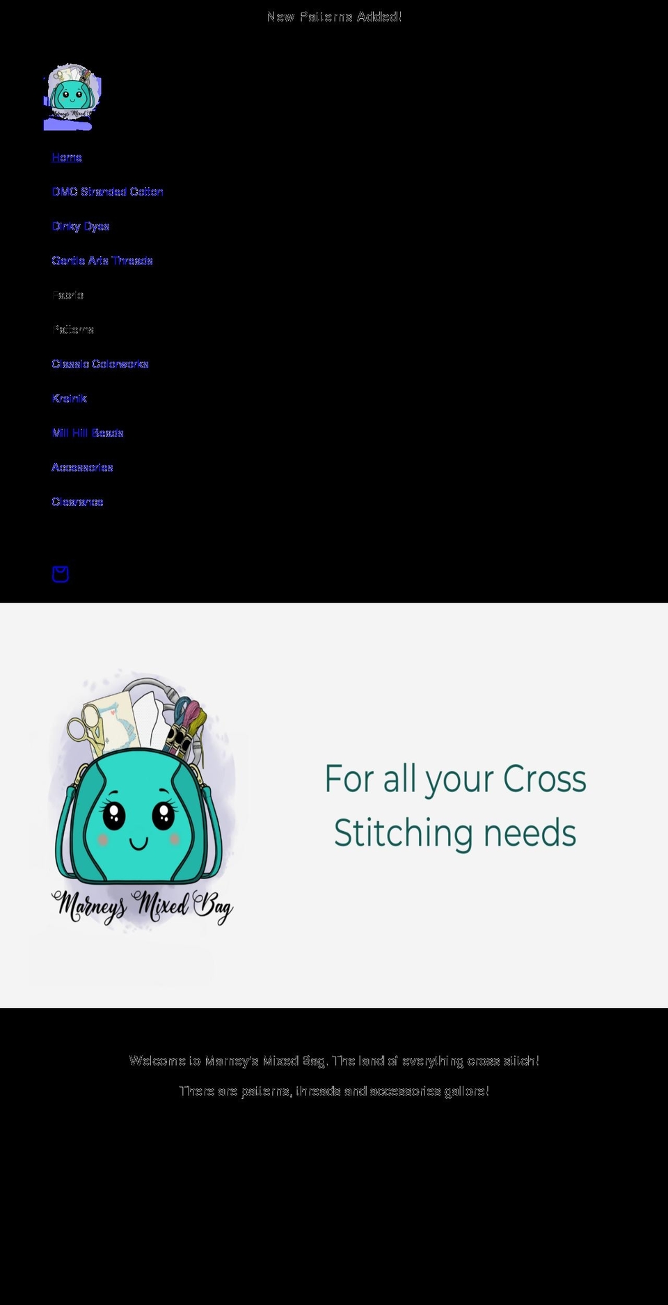 marneysmixedbag.co.uk shopify website screenshot
