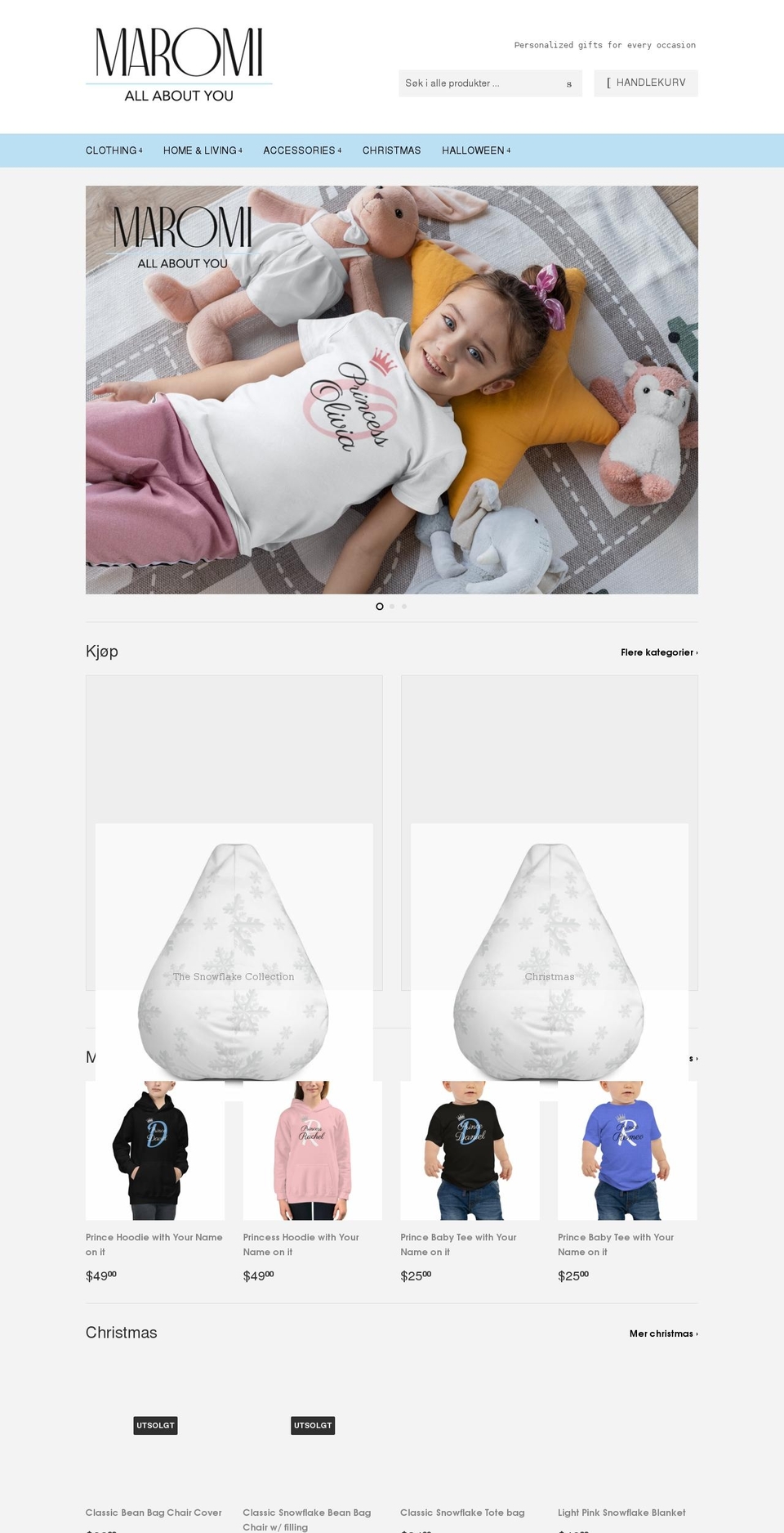 maromi.shop shopify website screenshot