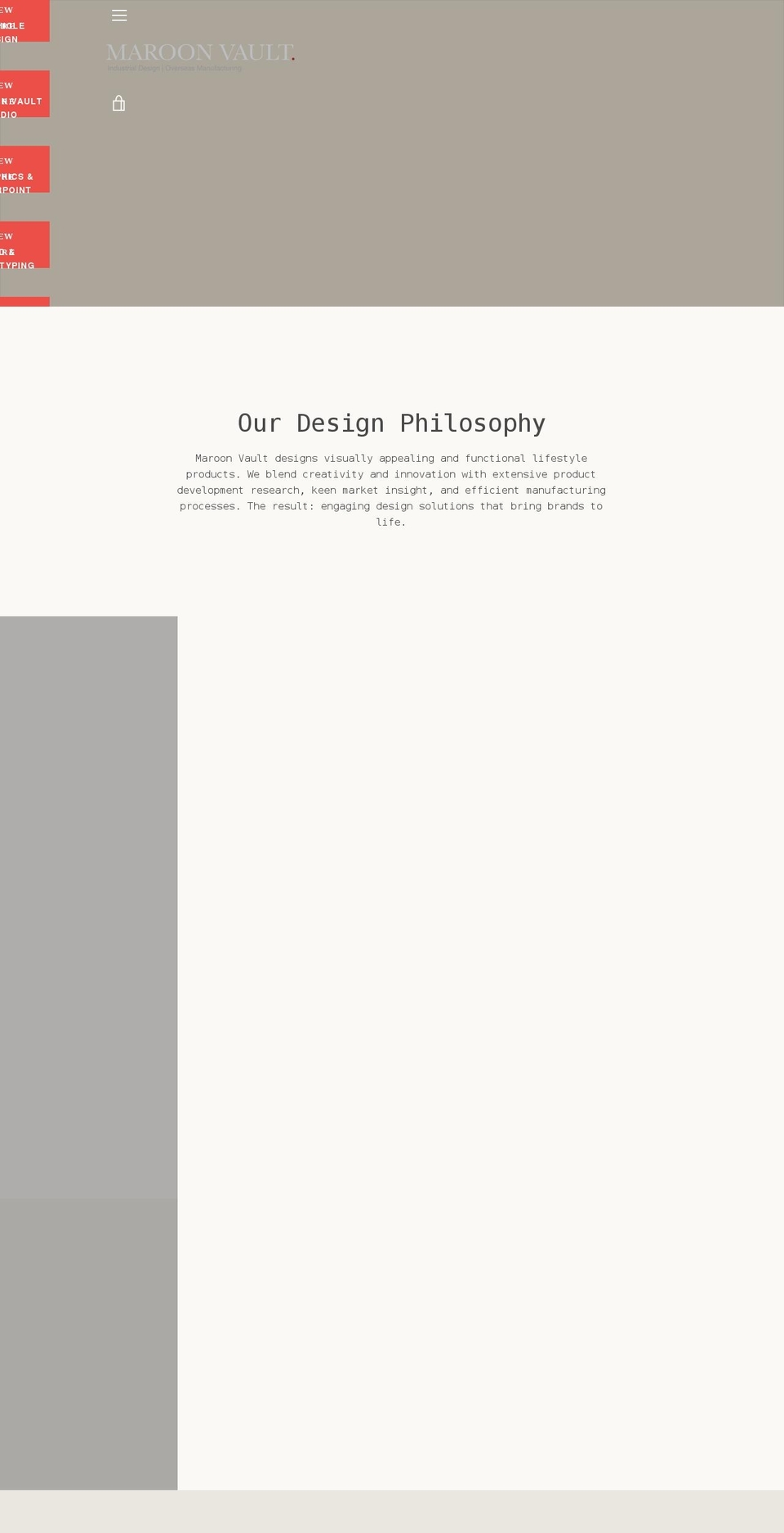 maroonvault.com shopify website screenshot
