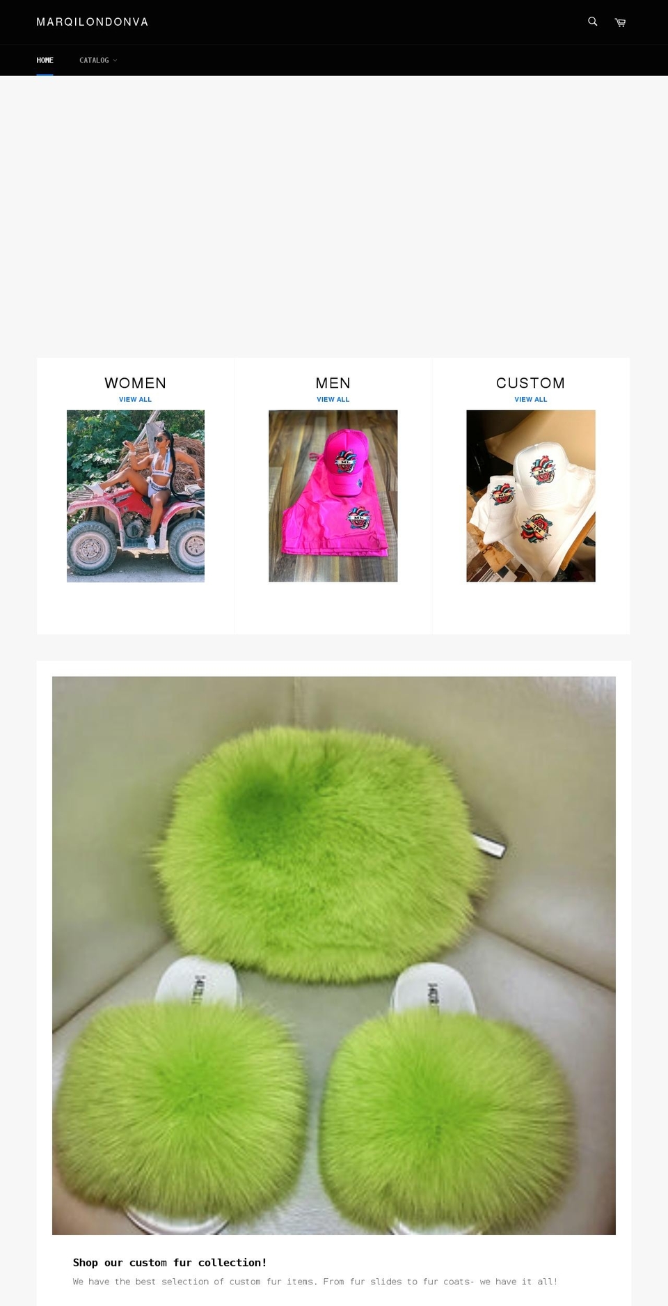 marqilondonva.com shopify website screenshot