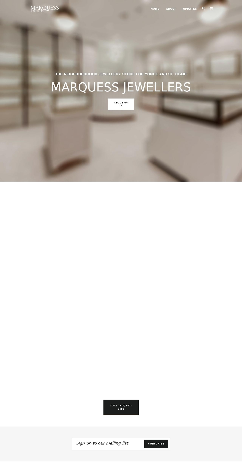 marquessjewellers.com shopify website screenshot