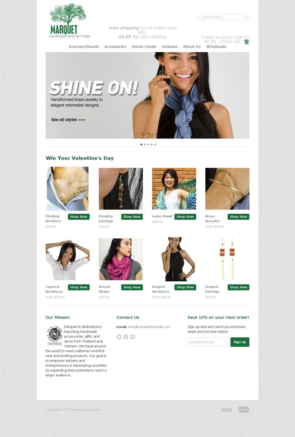 Flow Shopify theme site example marquetfairtrade.com