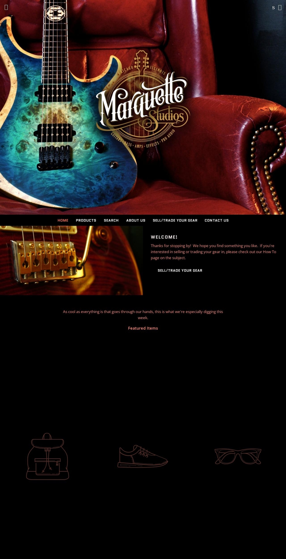 marquette-studios.com — Shopify storefront screenshot