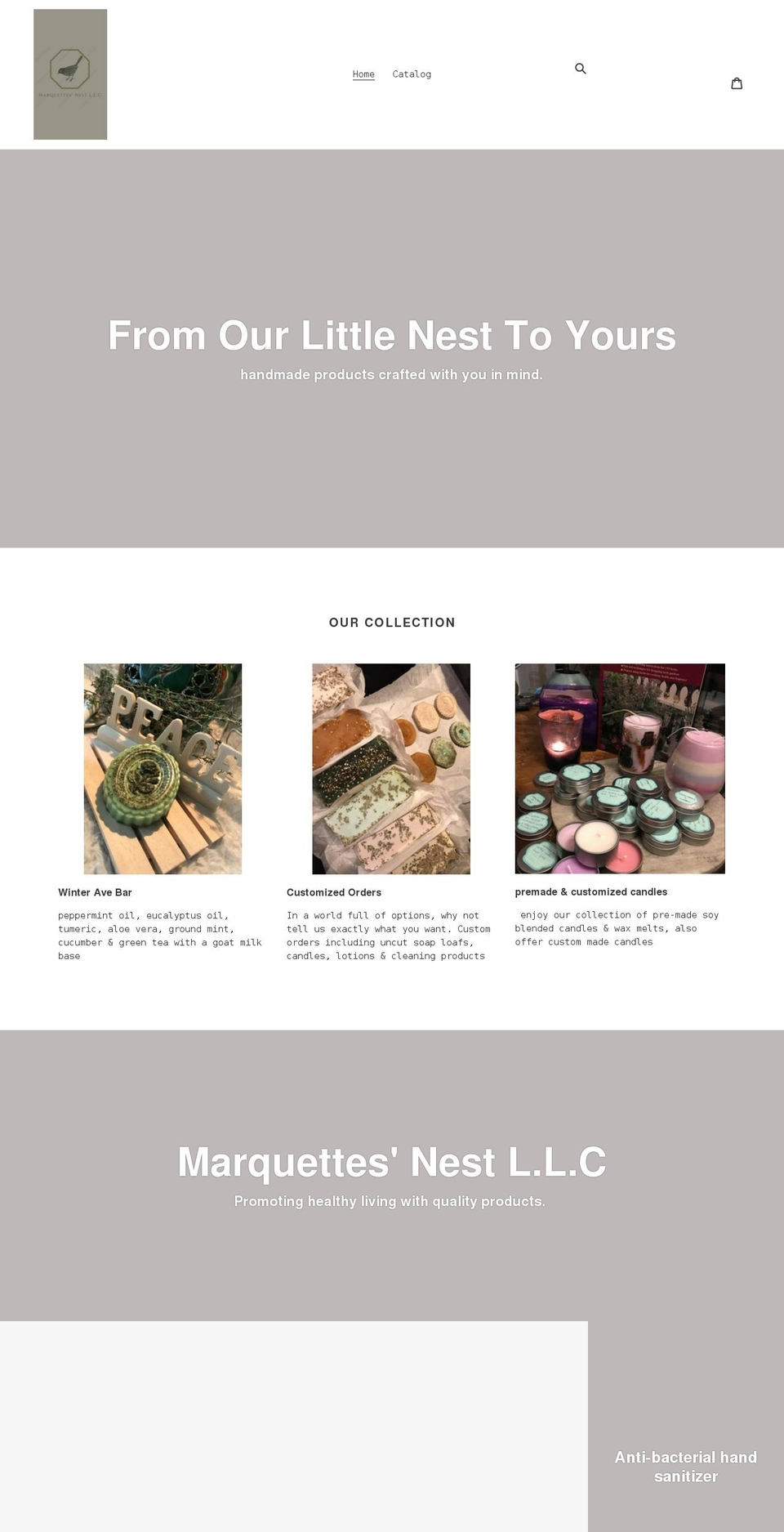 marquettesnestllc20.com shopify website screenshot