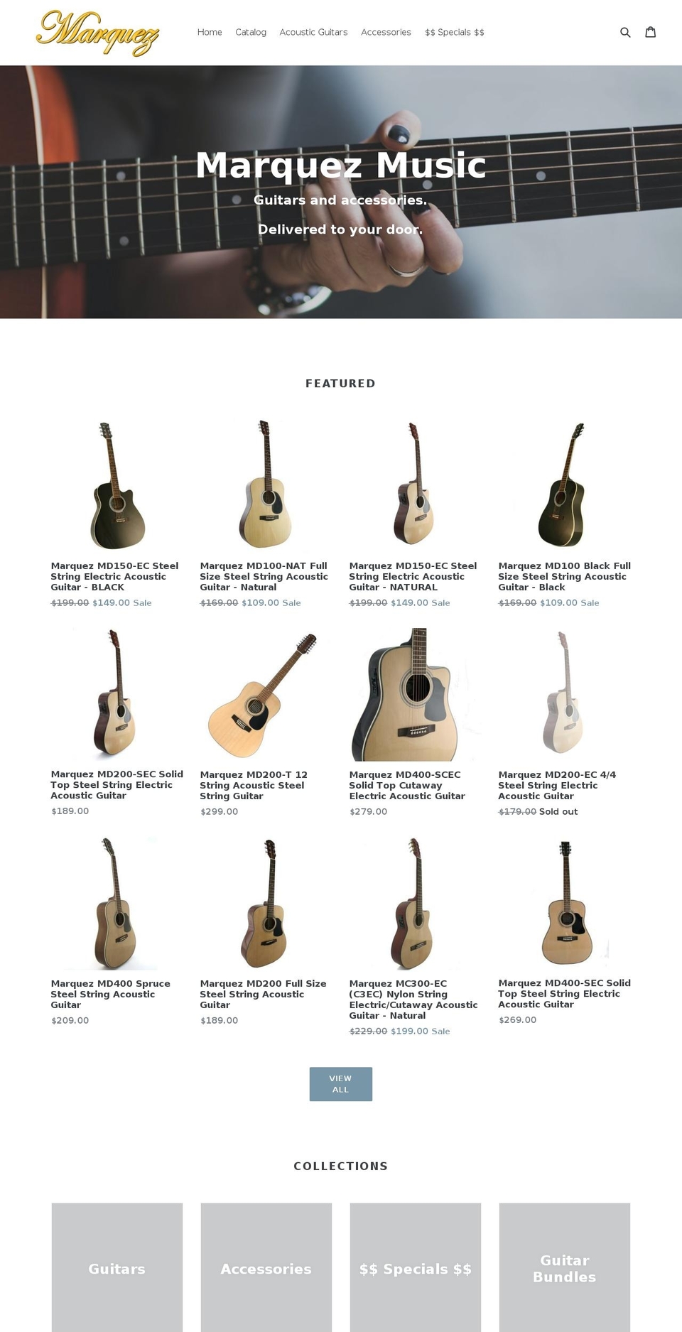 marquez.com.au shopify website screenshot