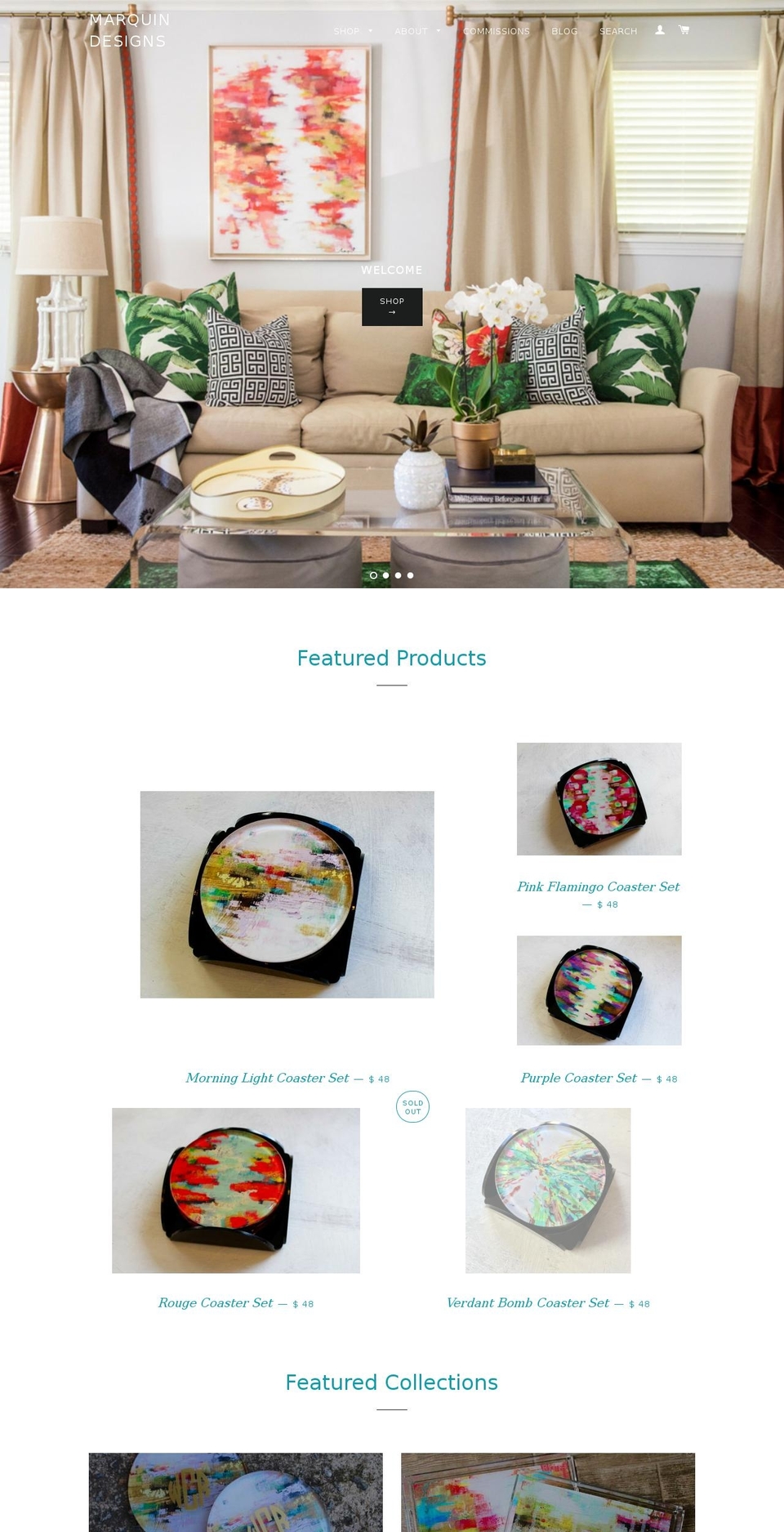 marquincampbell.com shopify website screenshot