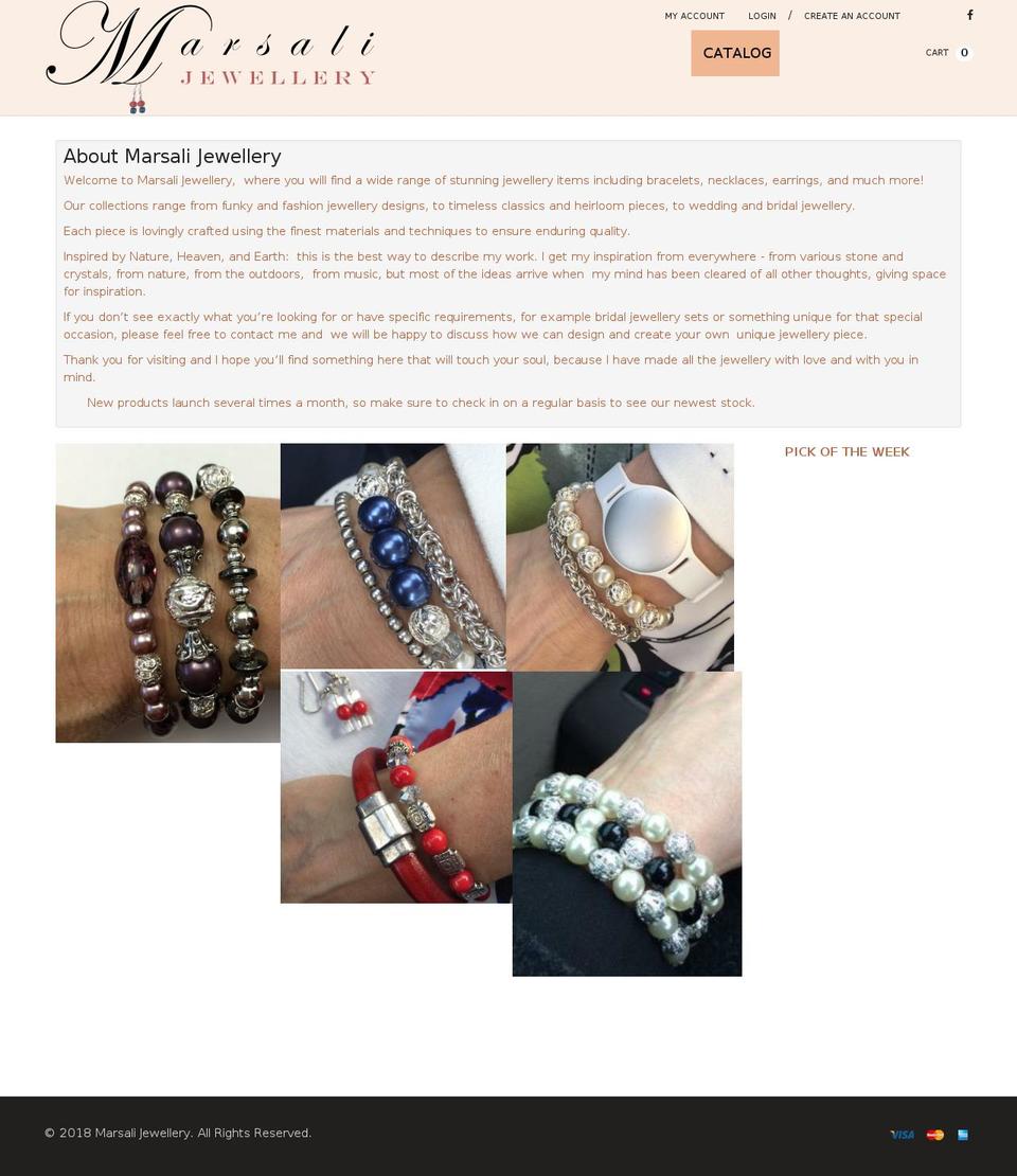 jewelry-r10 Shopify theme site example marsalijewellery.com