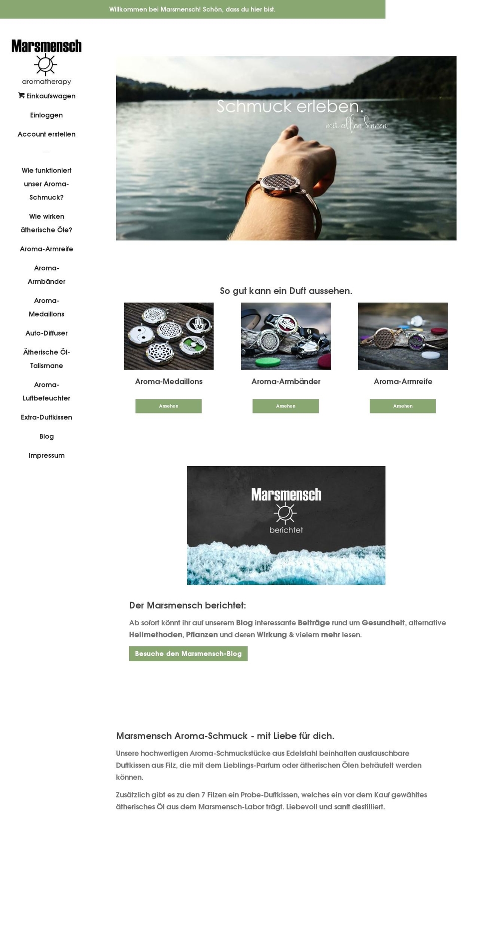 marsmensch.de shopify website screenshot