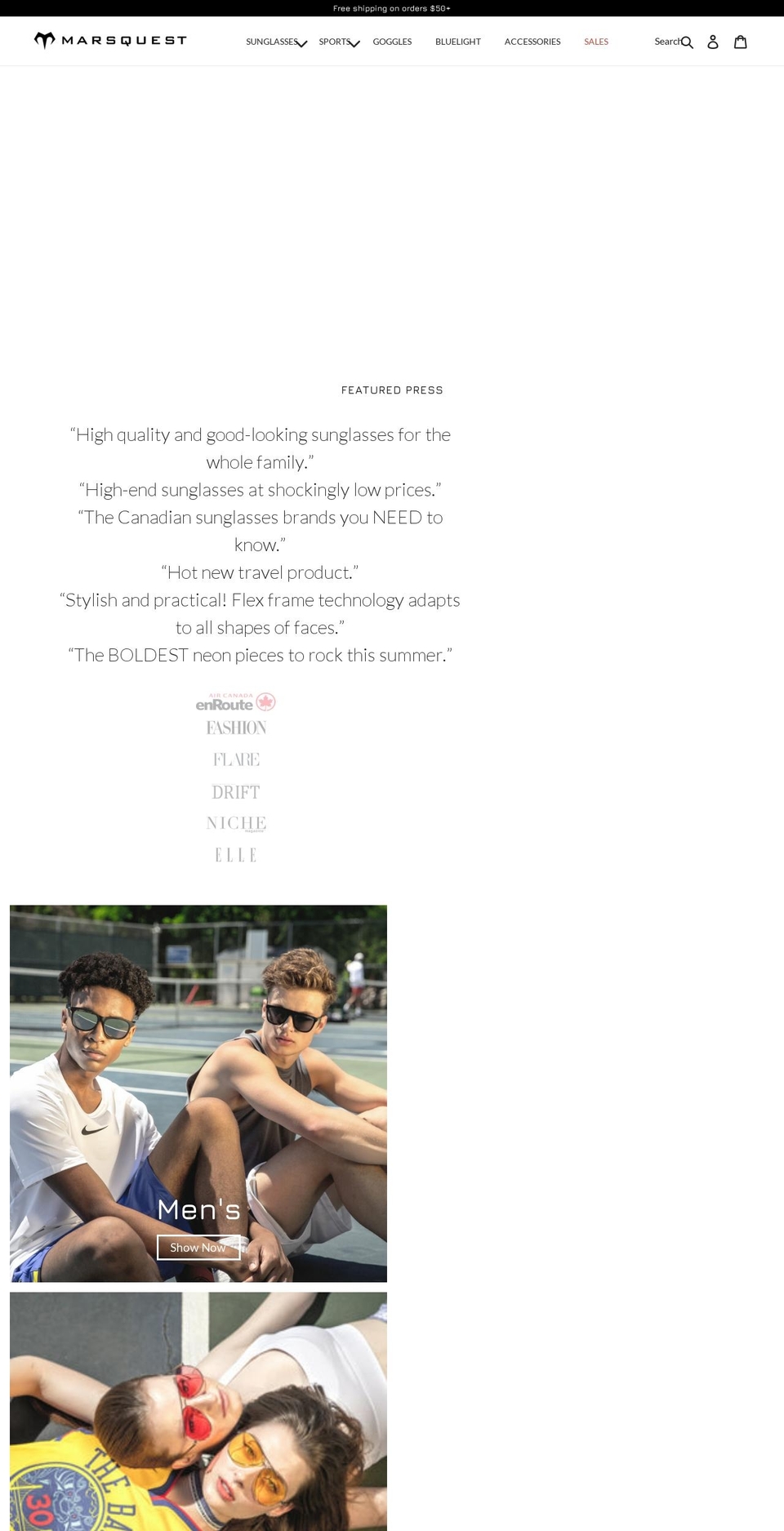 marsquest.com shopify website screenshot