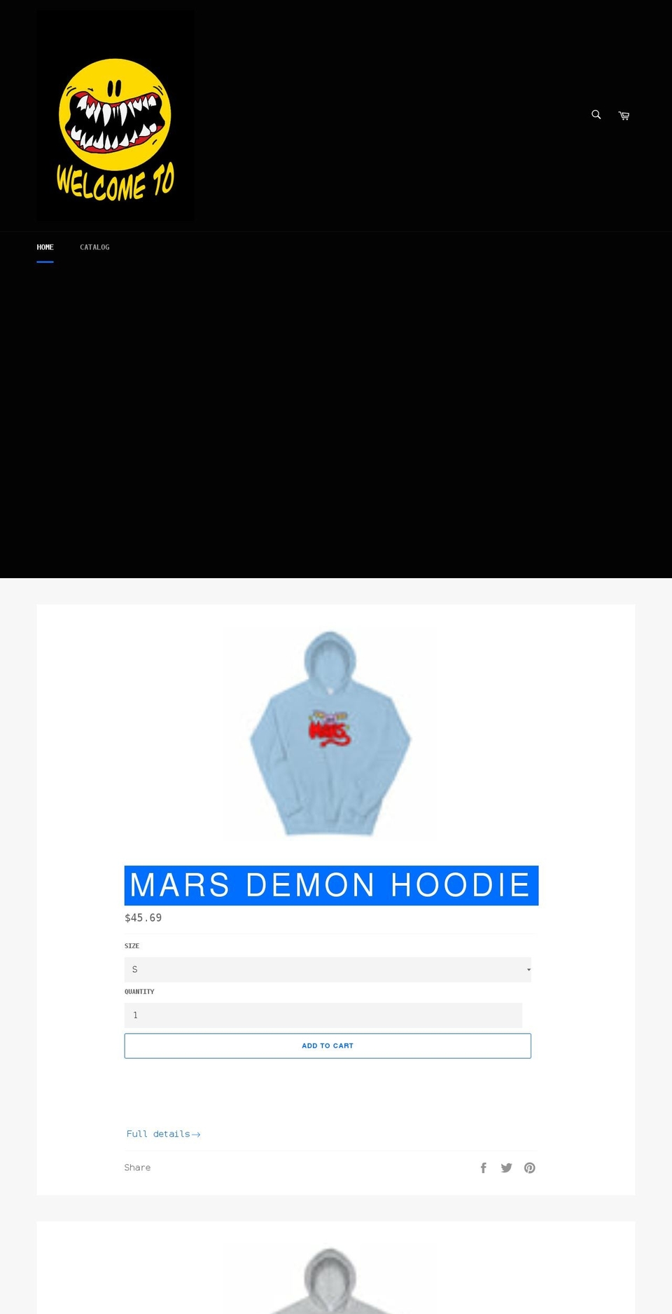 marstshirtshop.com shopify website screenshot