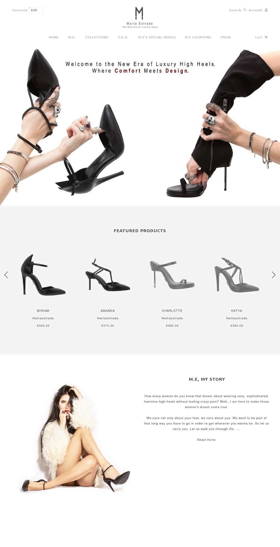 martaestradanyc.com shopify website screenshot