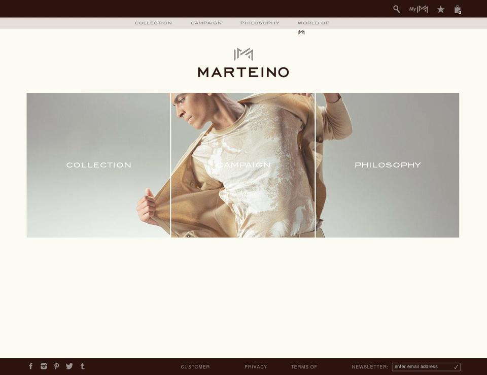 marteino.com — Shopify storefront screenshot