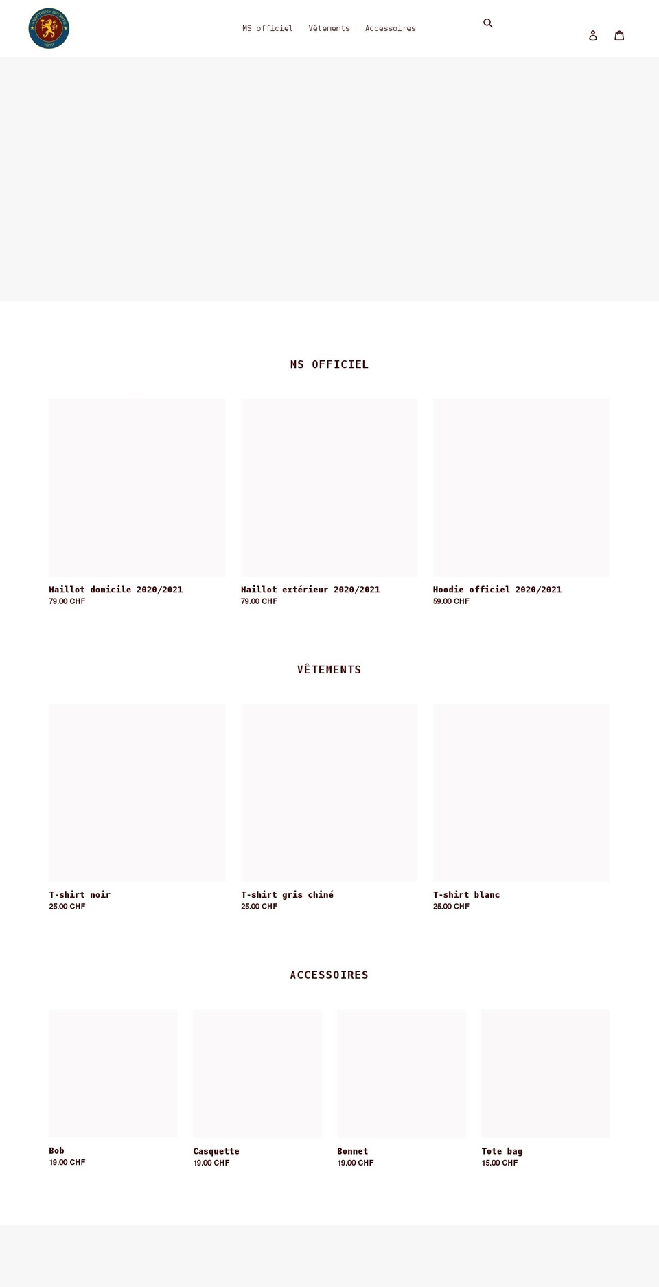 martigny-sports.myshopify.com shopify website screenshot