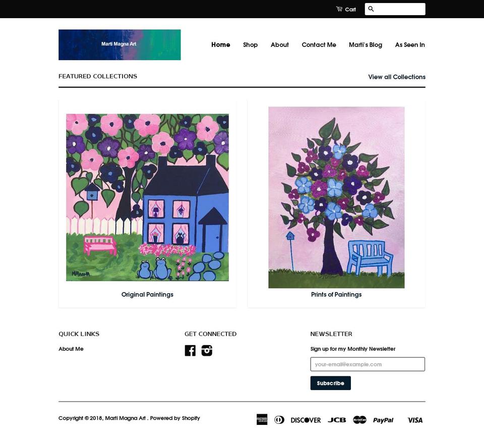 martimagna.com — Shopify storefront screenshot