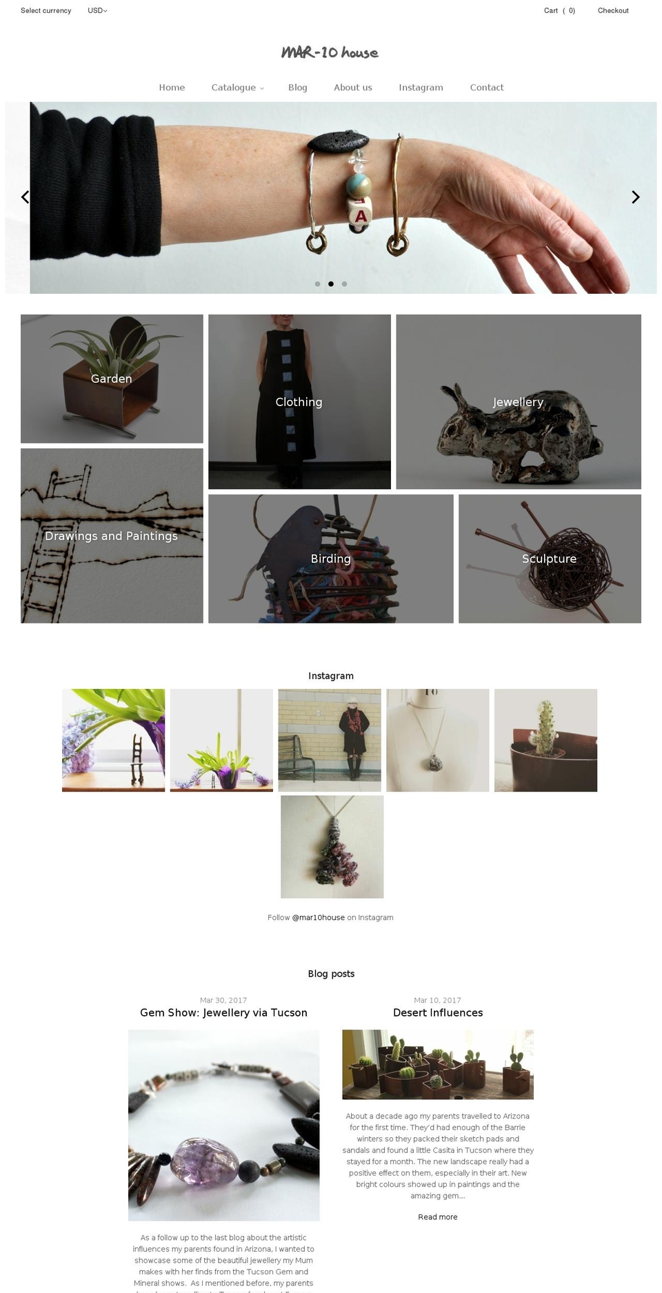 martinhouseart.com shopify website screenshot