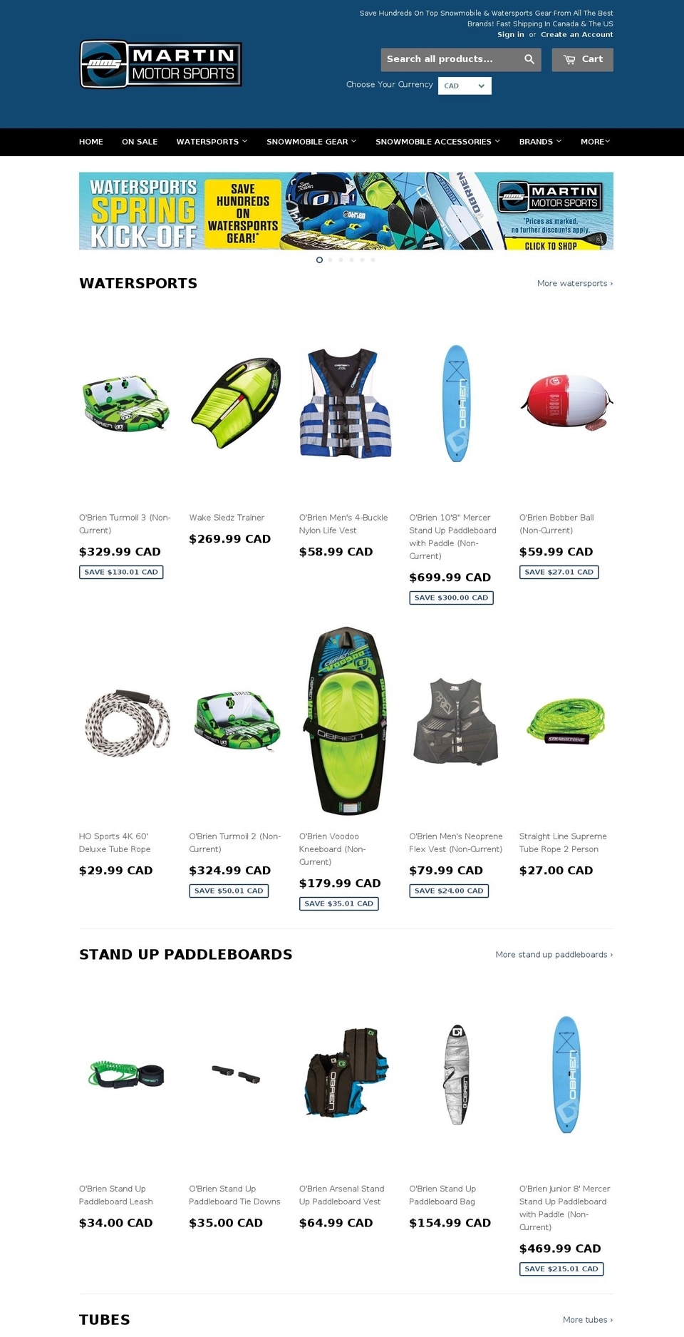 martinmotorsportsstore.com shopify website screenshot