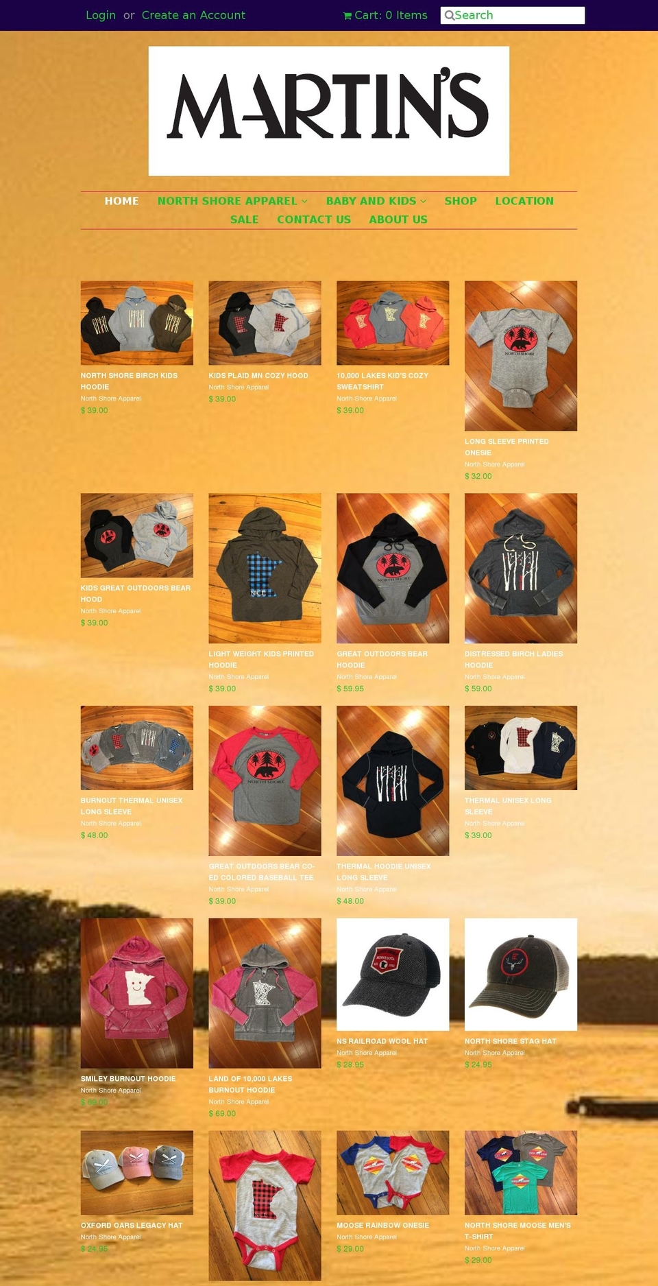 martins-boutique.com shopify website screenshot