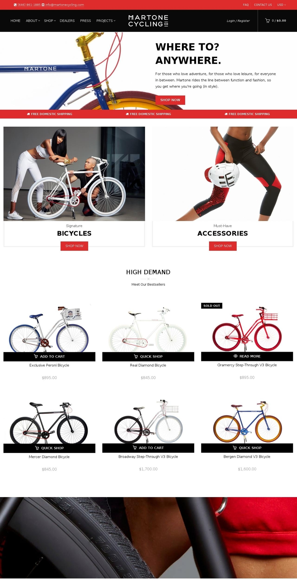 Martone x Ecart 2 Shopify theme site example martonecycling.com