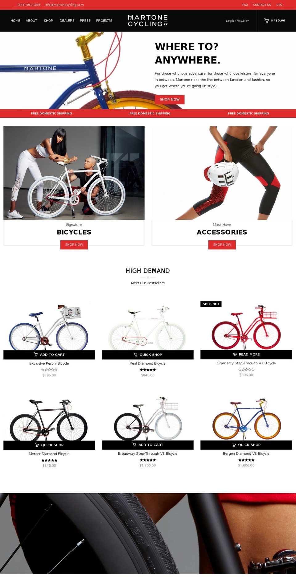 Martone x Ecart 2 Shopify theme site example martonecyclingcompany.com