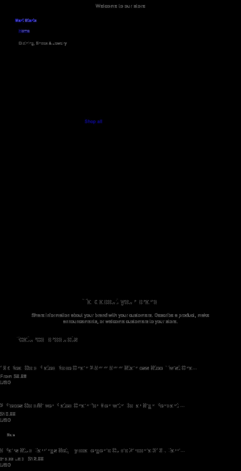 martstarts.com shopify website screenshot