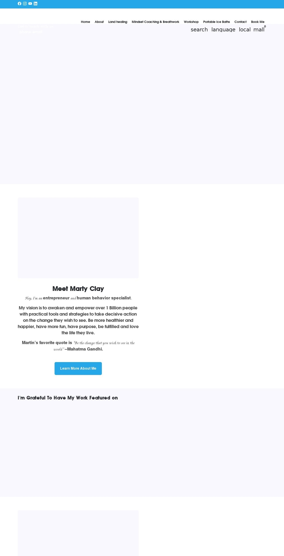 martyclay.com shopify website screenshot
