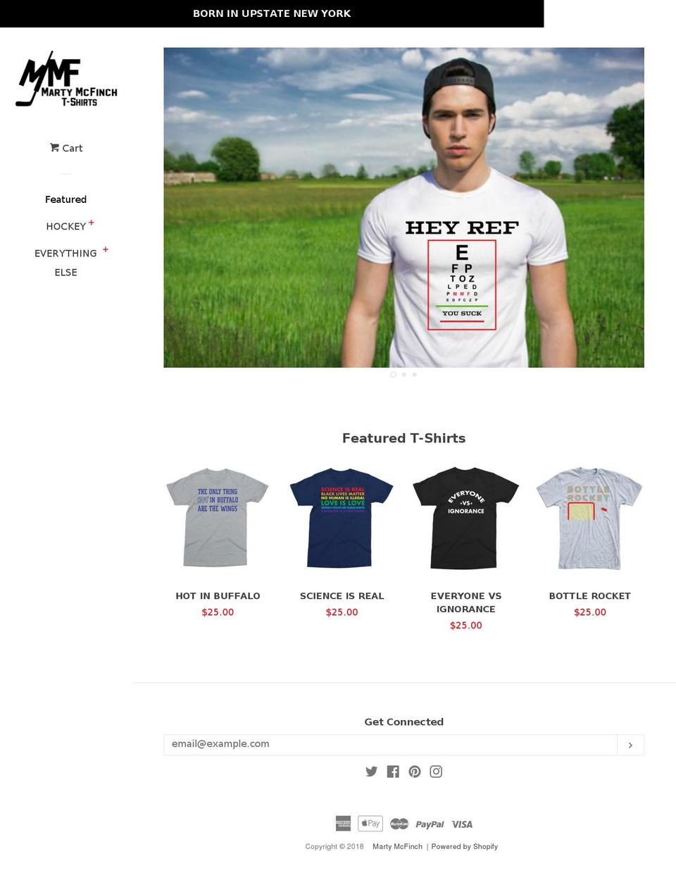martymcfinch.com — Shopify storefront screenshot