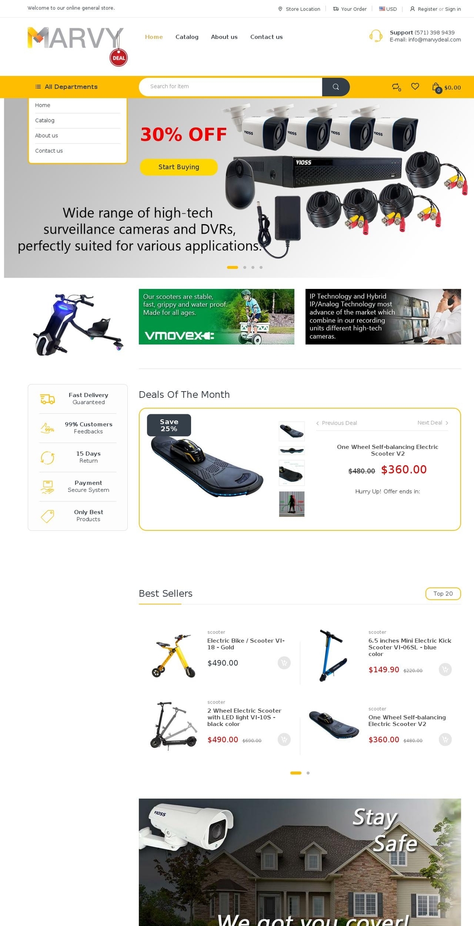 electro-v-1-2-home-2 Shopify theme site example marvydeal.com